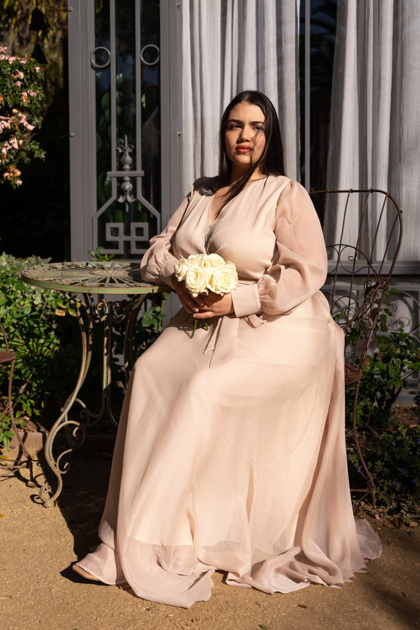 Andie Dress In Champagne - Image 6