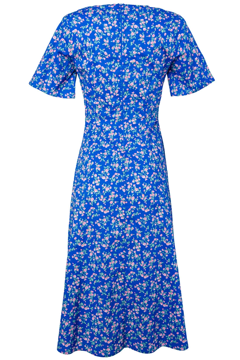 Allie Dress In Royal Blue - Image 8