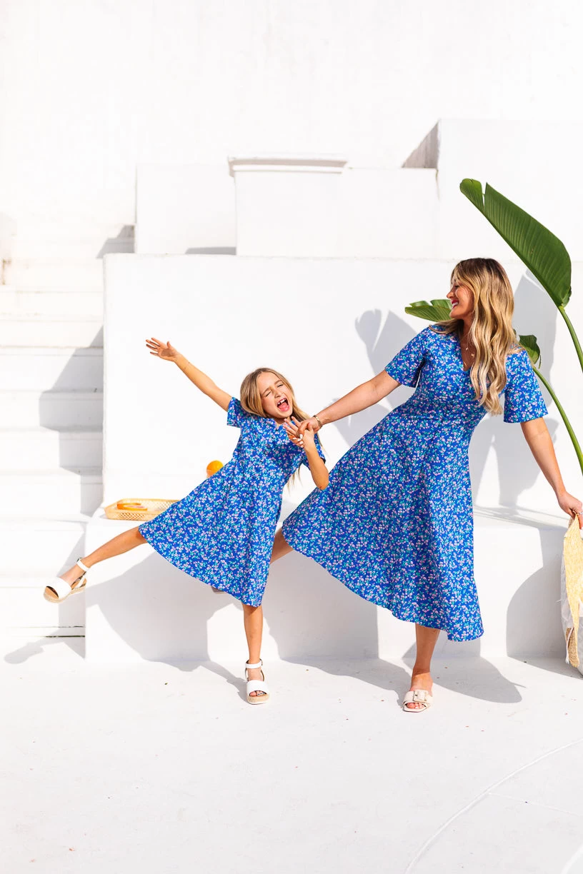 Allie Dress In Royal Blue - Image 5