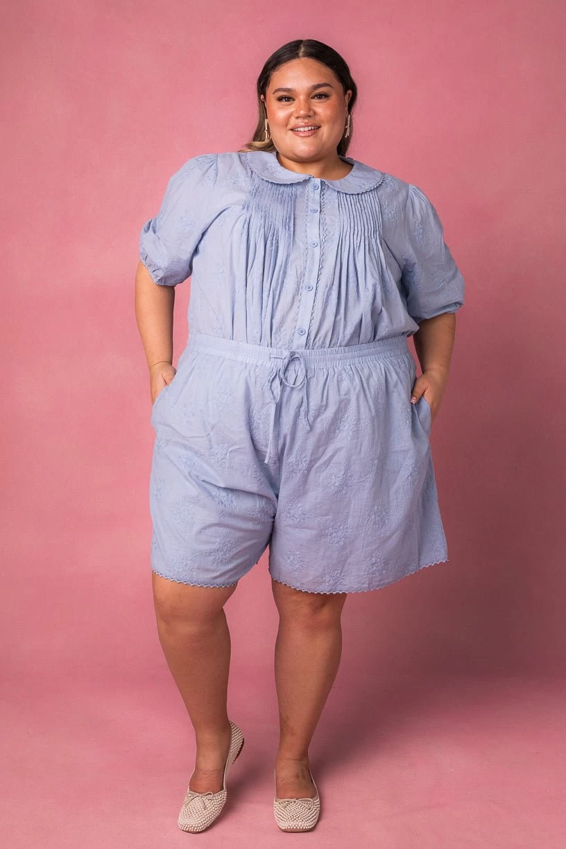 Betty Shorts In Blue - Image 11