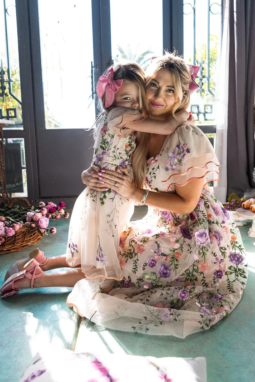 Mini Flora Dress In Pastels - Image 5