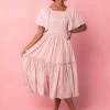Lennon Dress In Dusty Pink