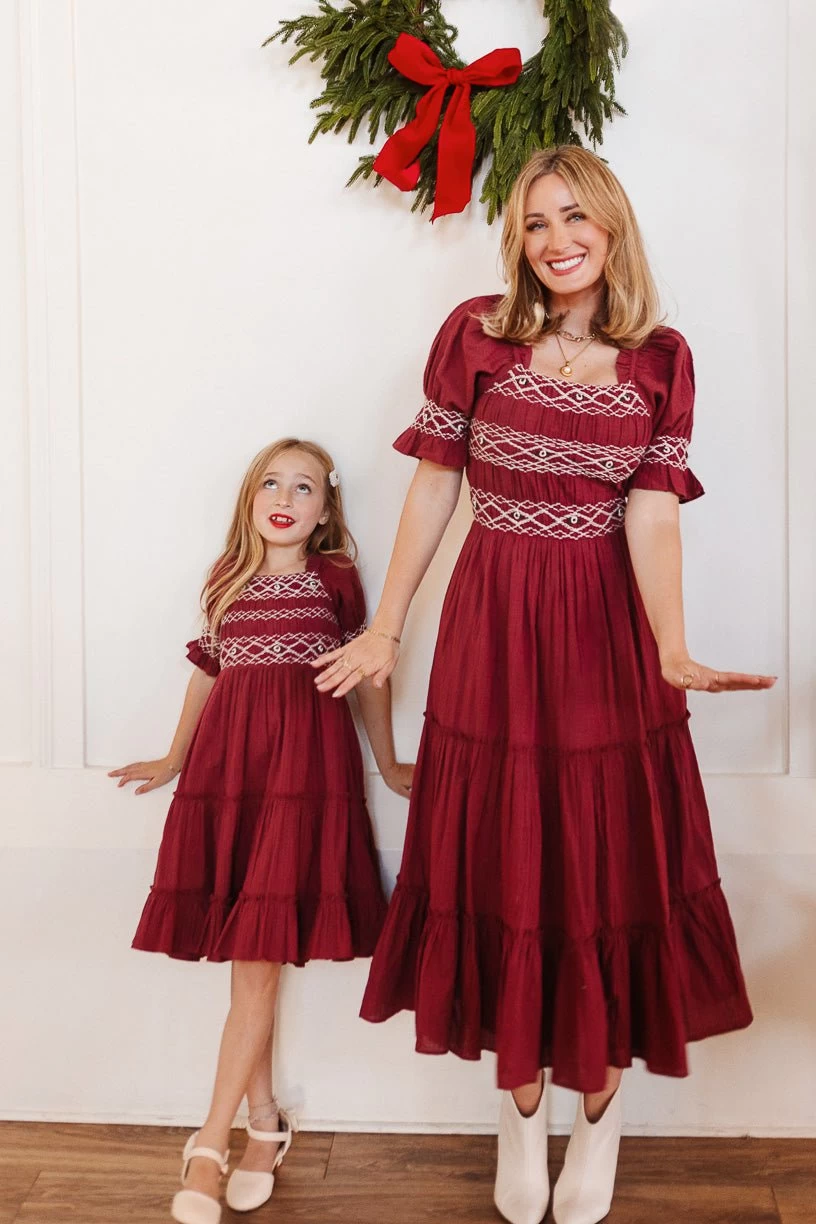 Mini Liesl Dress In Red - FINAL SALE - Image 5