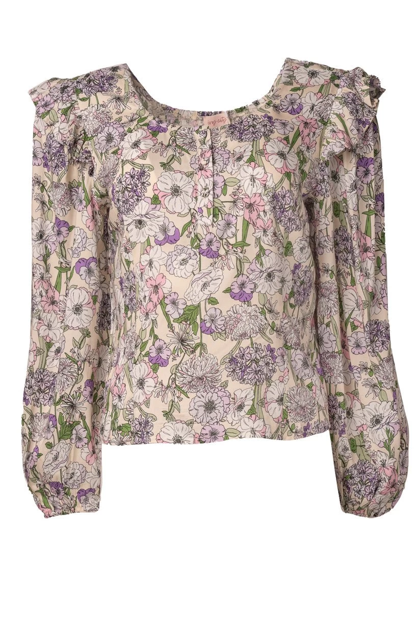 Lo Blouse In Floral Bloom - Image 13
