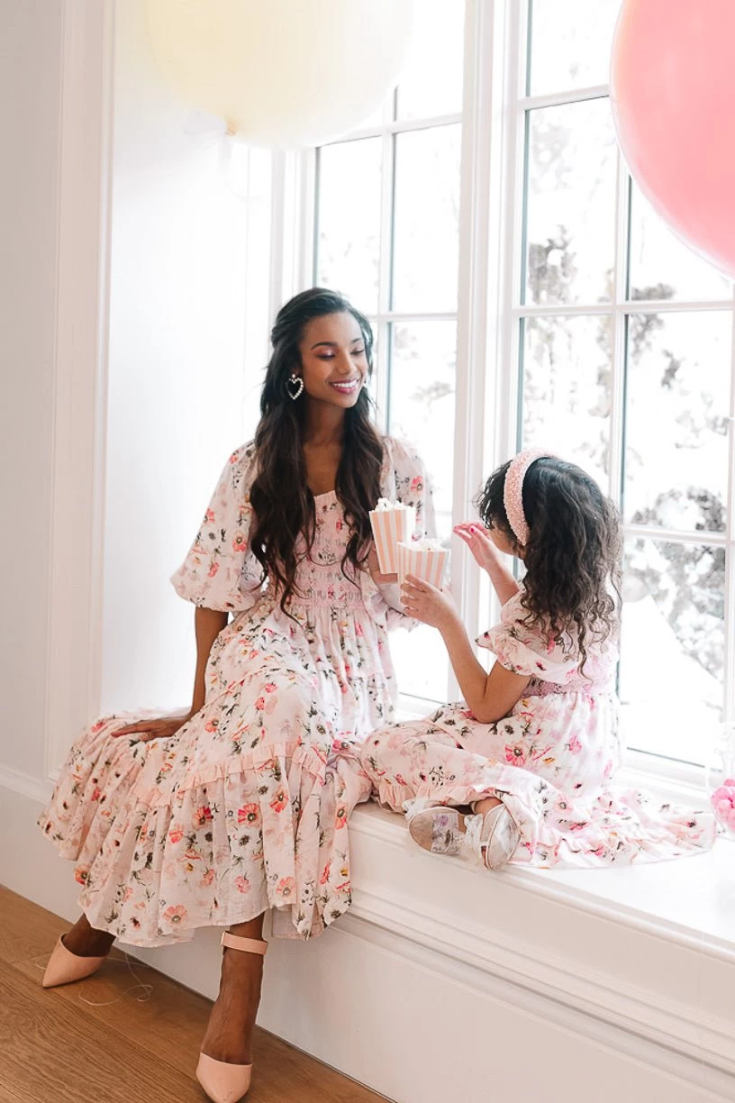 Roselyn Dress In Pink - Image 3