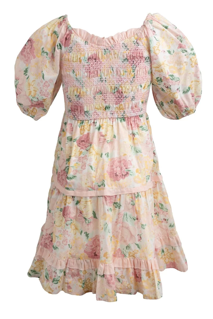 Mini Roselyn Dress In Pastel Floral - Image 4