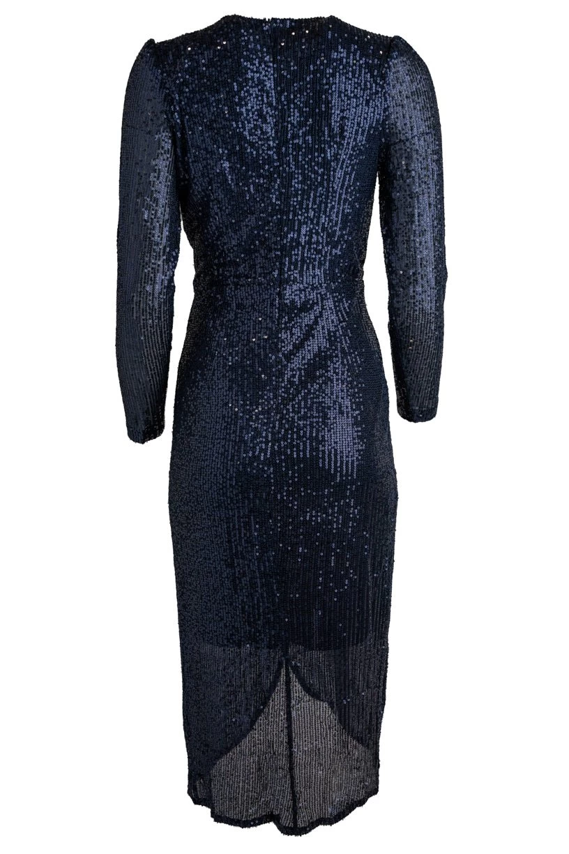 Starstruck Dress In Navy - FINAL SALE - Image 3