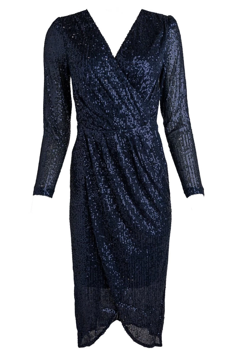 Starstruck Dress In Navy - FINAL SALE - Image 2