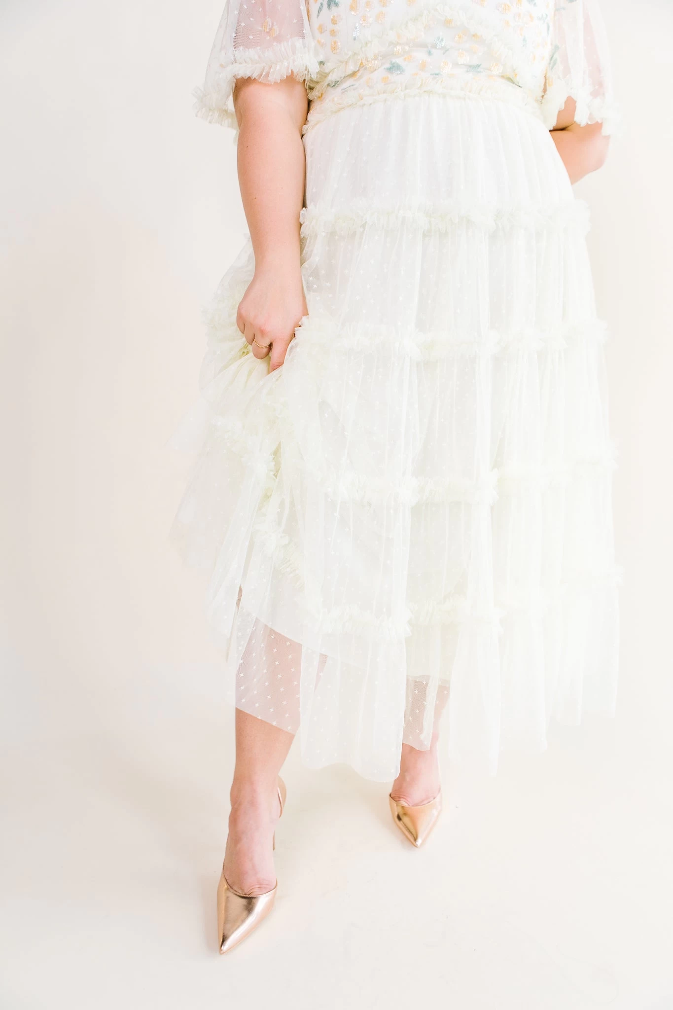 Annalise Dress In Light Yellow - FINAL SALE - Image 20