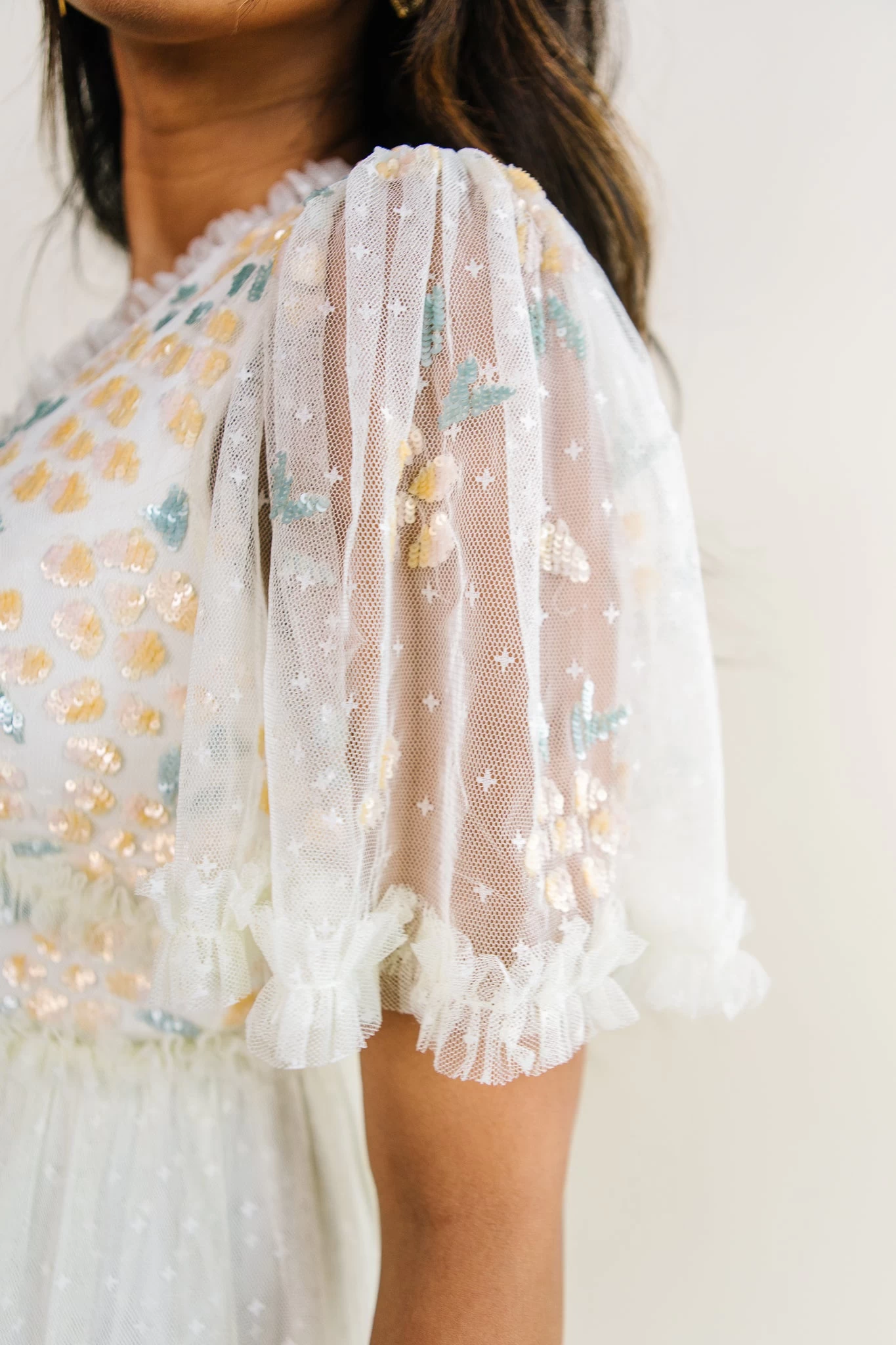 Annalise Dress In Light Yellow - FINAL SALE - Image 4