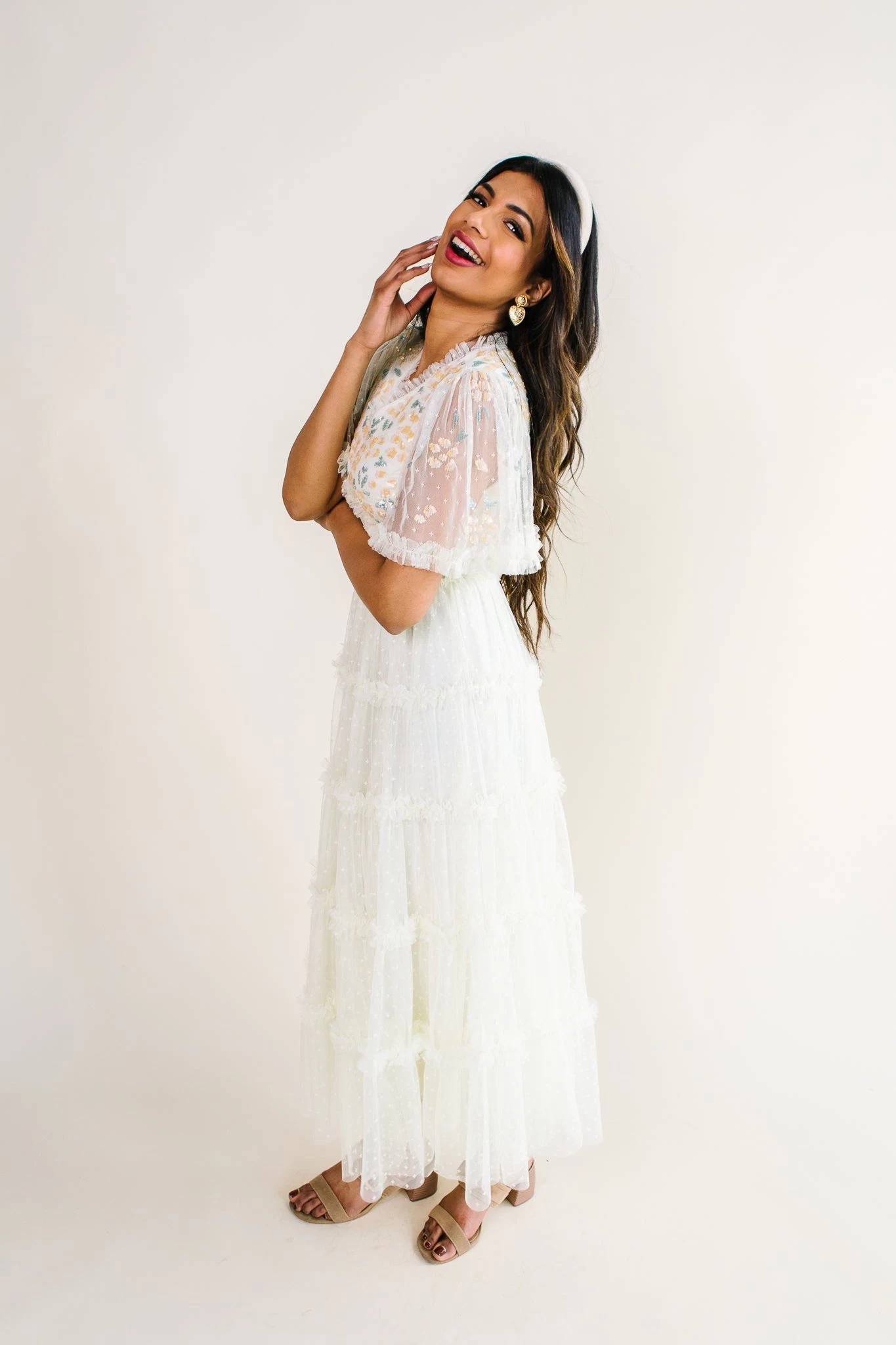 Annalise Dress In Light Yellow - FINAL SALE - Image 18